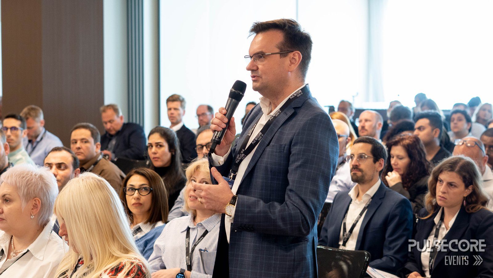 Photograph from a previous edition of the Excellence in Digital Banking summit organised by PulseCore Events, held in Amsterdam, Netherlands